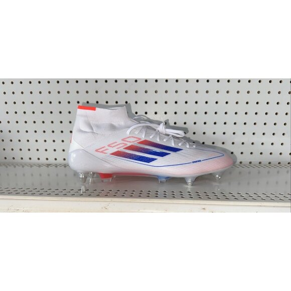 adidas Other - Adidas F50 Elite Mid SG Soccer Cleats Womens Size 13 Mens 12 White IH3152